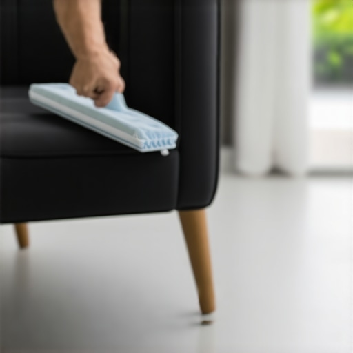 Modern eco-friendly upholstery cleaning with natural solutions and advanced tools.