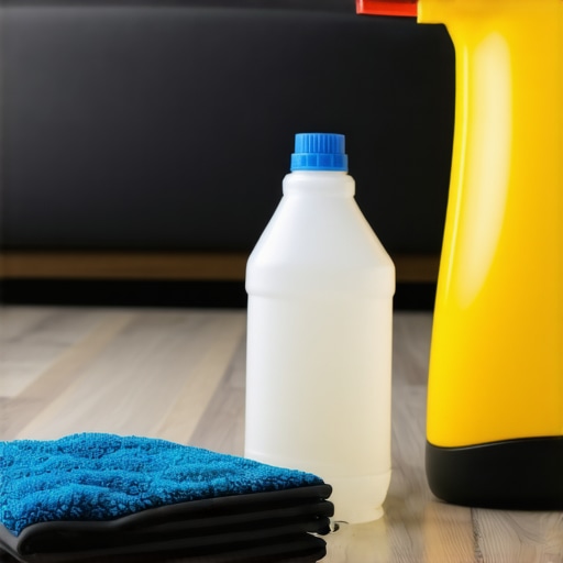 Steam cleaner and disinfectants used for deep sanitization during move-out