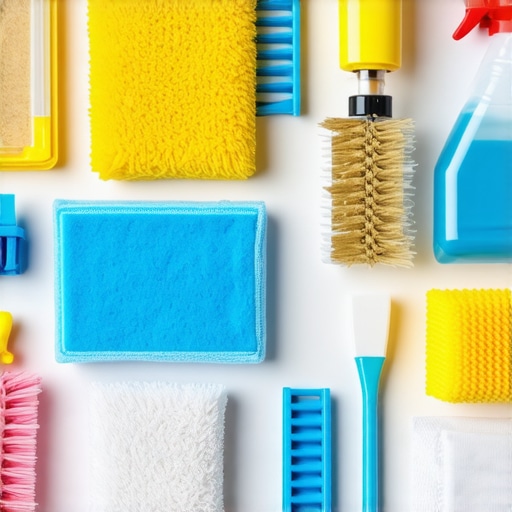 Cleaning tools and disinfectants used for move-out cleaning in 2025