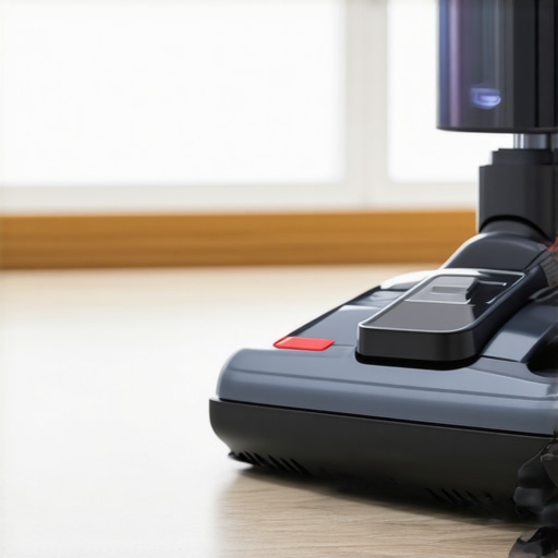 Close-up of vacuum and UV sterilizer in a well-lit home setting