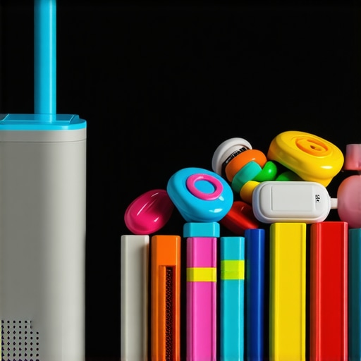 Professional UV sterilizer disinfecting household items.