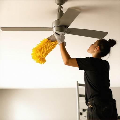 How to Clean Dust From Ceiling Fan Blades Without the Fall