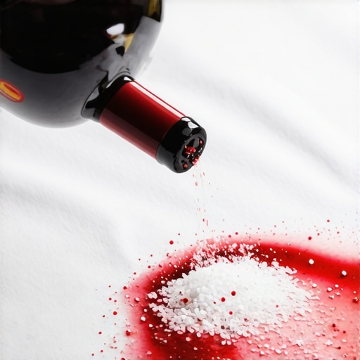 The Salt Trick for Removing Fresh Red Wine Stains
