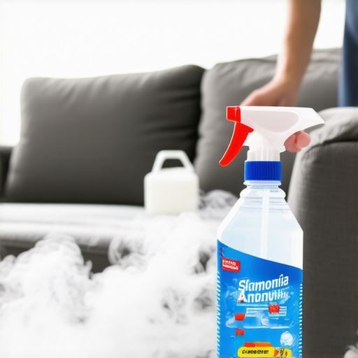 Why You Should Never Use Ammonia on Your Upholstery Stains