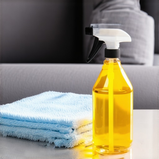 How to lift mud from a microfiber sofa without scrubbing