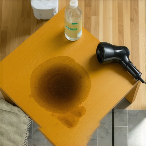 How to remove water rings from wooden coffee tables