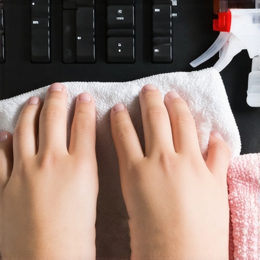 How to sanitize a computer keyboard without breaking it
