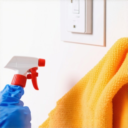How to sanitize high-touch light switches safely