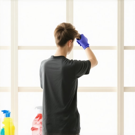 Removing mold from window sills before you move out