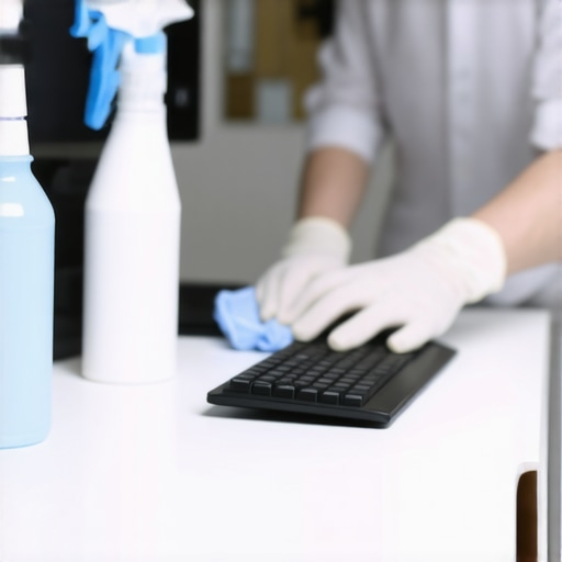 Sanitizing your workspace after a cold