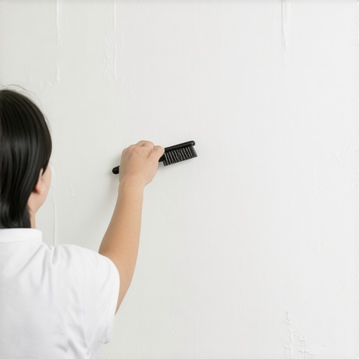 The best way to clean textured walls without peeling paint