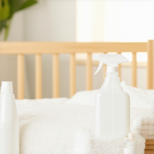 The checklist for sanitizing a nursery without harsh chemicals