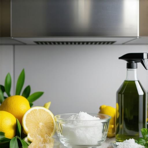 The natural way to degrease a range hood filter