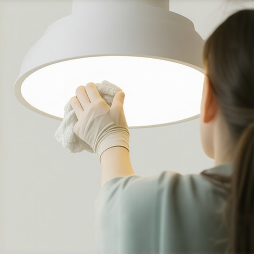 The secret to cleaning light fixtures without streaks