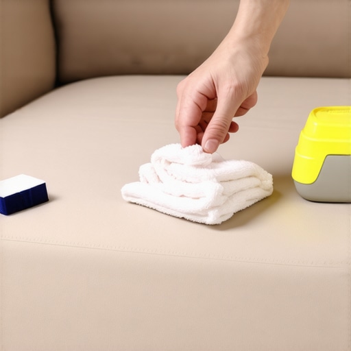 The secret to lifting ink stains from a beige sofa