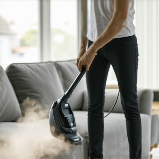 Why Your Steam Cleaner Is Leaving Brown Streaks on Your Sofa