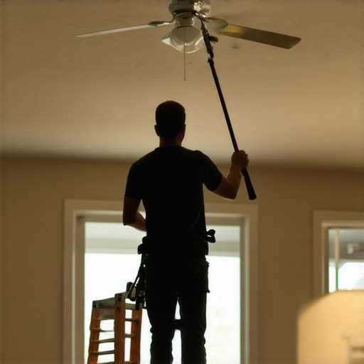 How to Clean High-Reach Ceiling Fans Without Covering the Floor in Dust