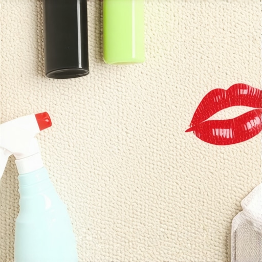 How to Lift Red Lipstick Stains From Your Living Room Rug