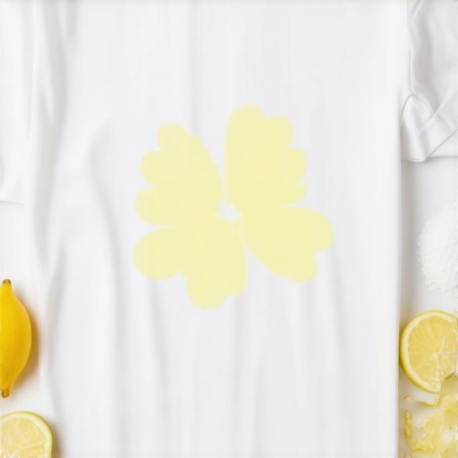 How to remove yellow sweat stains from white t-shirts naturally