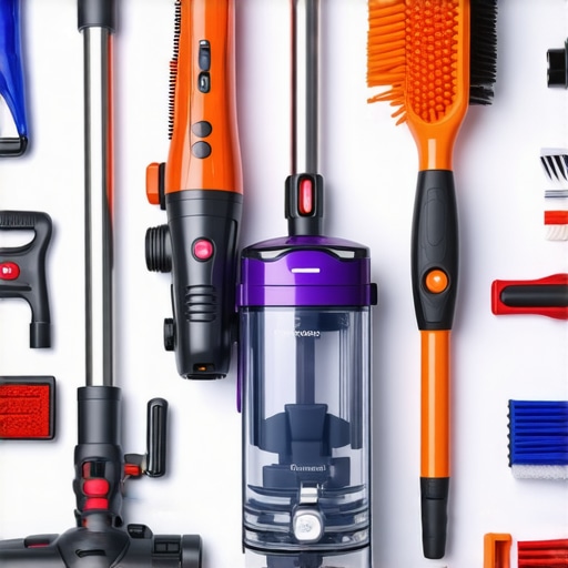 Premium Home Cleaning Tools A collection of professional-grade home cleaning equipment ready for use.