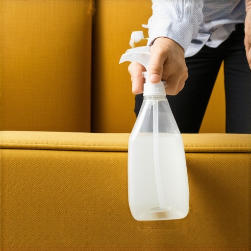 Stop spraying your sofa with rubbing alcohol to remove stains