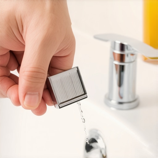 The Razor Blade Trick for Removing Hard Water Crust from Faucets