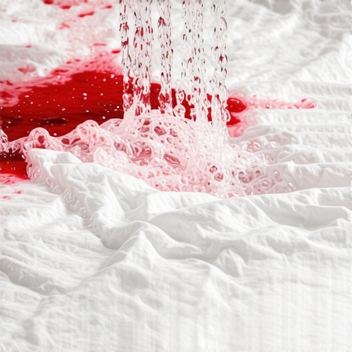 The cold water secret for removing blood stains from linen