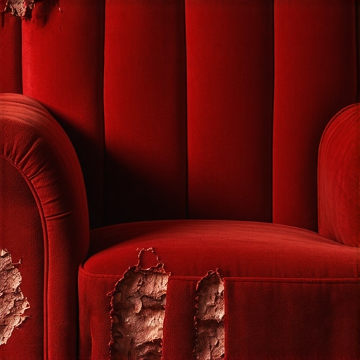 The mistake that ruins the texture of velvet chairs