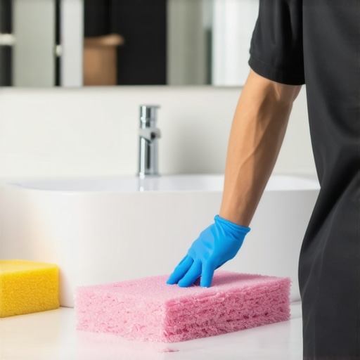 Why professional cleaners never use sponges in the bathroom