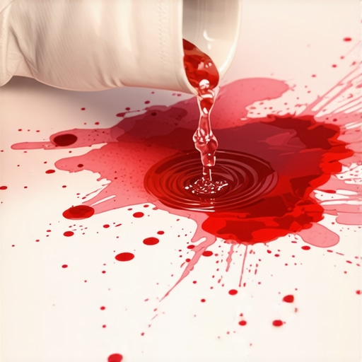 Why you should never use hot water on a fresh blood stain