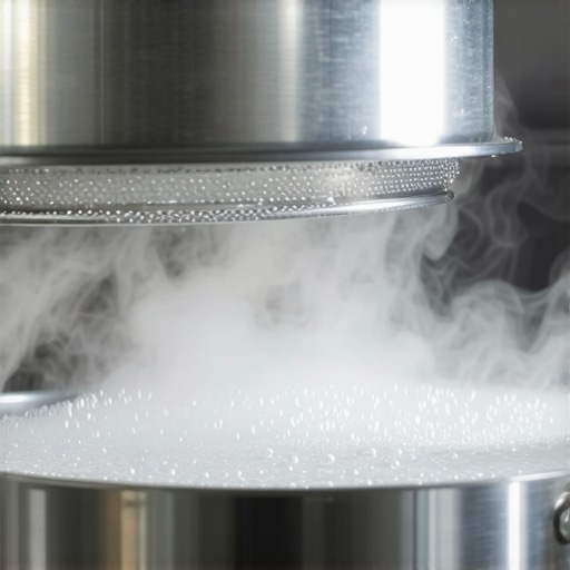 Boiling water cleaning method for range hood filters A metal range hood filter being cleaned in a pot of boiling water and baking soda.