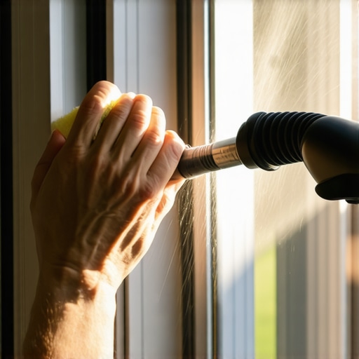 How to Clean Your Window Tracks Using Only a Sponge and a Vacuum