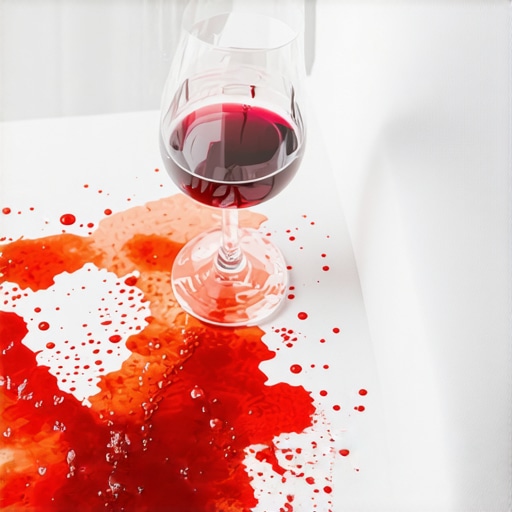 How to Lift Red Wine Spills from a White Sofa Using Only Cold Water