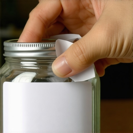 How to Remove Sticky Labels From Glass Jars Fast