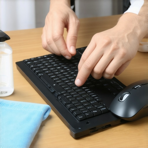 How to Sanitize Your Home Office Keyboard and Mouse Safely