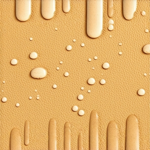 Hydrophobic Suede Protection Effect Close-up of water beading on protected suede upholstery