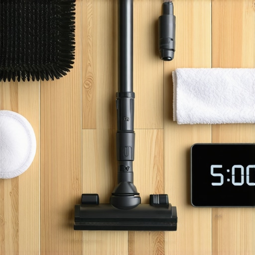 Professional Grade Cleaning Tools and Equipment Professional cleaning kit with HEPA vacuum and horsehair brush for home maintenance