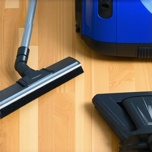 Professional squeegee and HEPA vacuum for home maintenance
