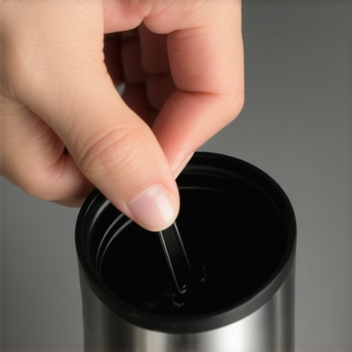 Removing a silicone gasket from a bottle lid for sanitization