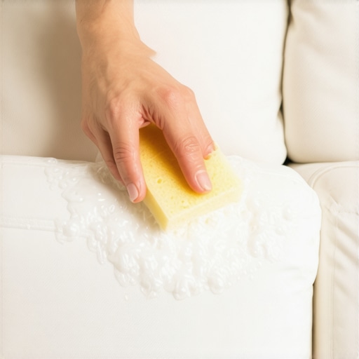 The Dish Soap Hack for Removing Grease Stains from Cotton Sofas