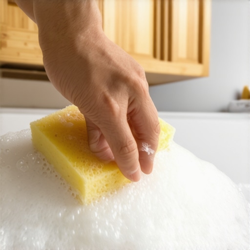 The Dish Soap Trick for Removing Greasy Buildup on Kitchen Cabinets