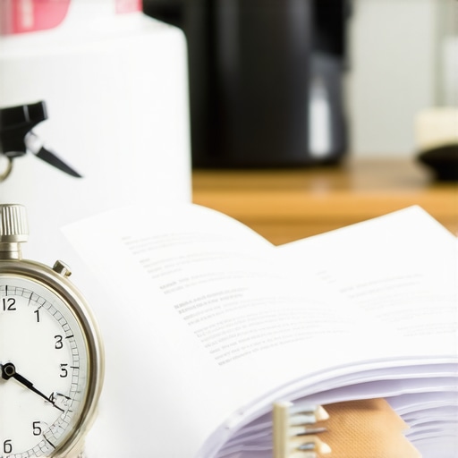 Person checking a cleaning product label for contact time requirements.