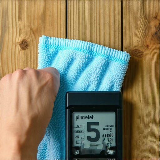 Understanding Disinfectant Dwell Time A person cleaning a surface and waiting for the disinfectant to work based on the timer.