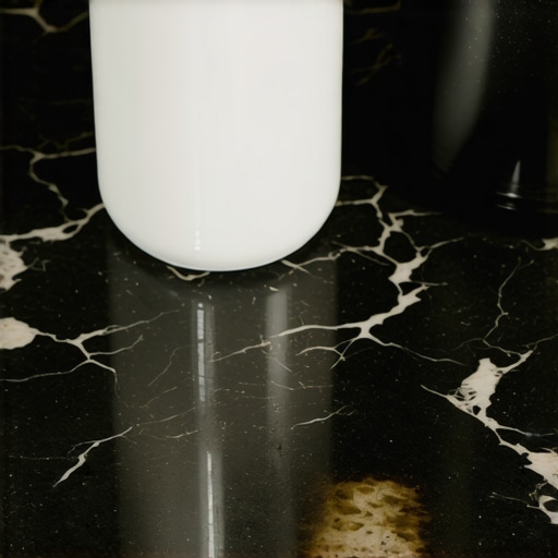Vinegar damage on granite countertops Close up of etched granite surface from vinegar cleaning